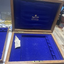 Vintage Wooden Oak Canteen Box