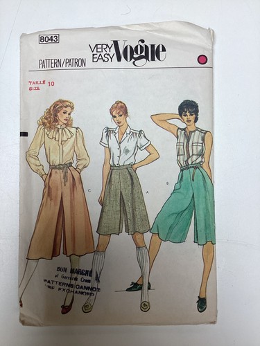 Vintage 1980s vogue 8043 - vintage,