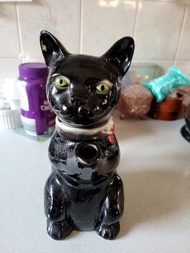 Tony wood pussy foot black - wood, cat