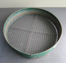 Large 14" Garden Metal Riddle Sieve