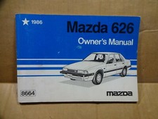 1986 Mazda 626 Owners Manual