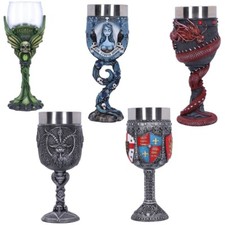 Goblet Glass Wine Glasses Vintage Cocktail Drinking For Home Party Nemesis Now