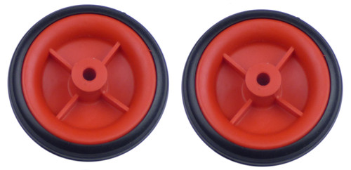 80mm red plastic - 2,