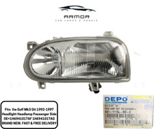 Fits Volkswagen Vw Golf Mk3 Gti 1992-1997 Headlight Headlamp Passenger Side