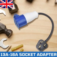 UK 13A to 16A Caravan Hook Up