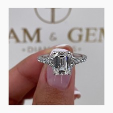 Diamond emerald cut - diamond,
