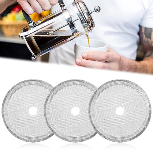 3pcs cafetiere filter mesh - 3pcs,