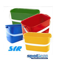 SYR Oblong Bucket 9L for window cleaning 4 colours