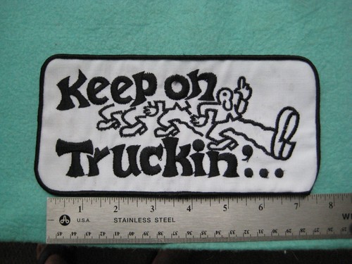 Vintage large keep trucking - vintage, on