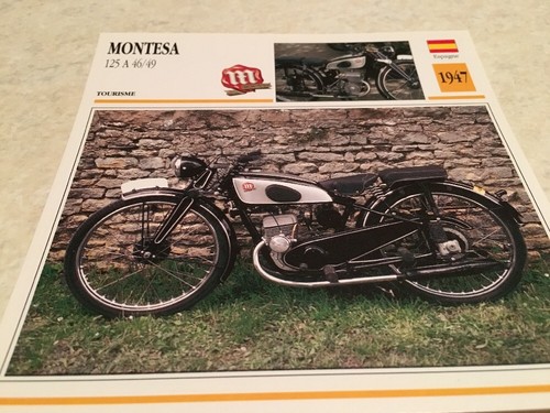 Map motorcycle montesa 125 - montesa, a