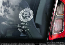 Royal Hampshire Regiment Car Sticker - Forces Military Window Badge Decal - V01