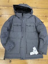 DOCKERS® Premium Hooded Puffa Jacket - Medium WAS £200 DHL NEXT DAY