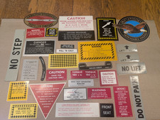 Various Ejection Seat & Aircraft Decals NOS, USN, USMC, USAF
