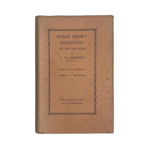 Philip henry wicksteed his - philip,
