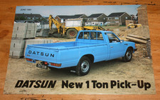 Datsun New 1 Ton Pick-Up Car Sales Sheet - June 1980