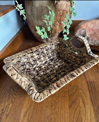 Wicker rectangular serving - wicker,
