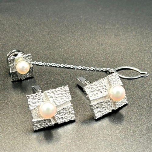 Tasaki cufflinks tie - tasaki,