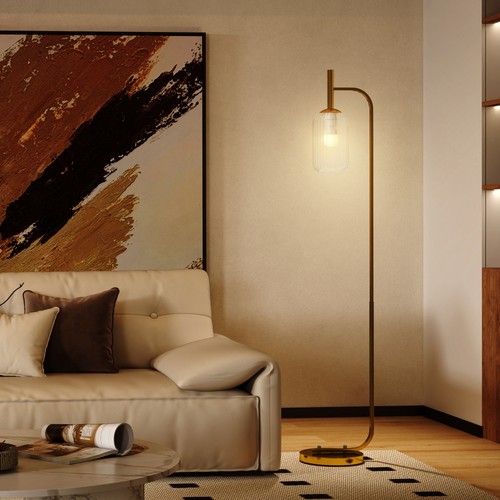 Modern floor lamp - lamp, foot