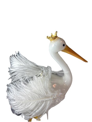 Festive blown glass - festive, feathers
