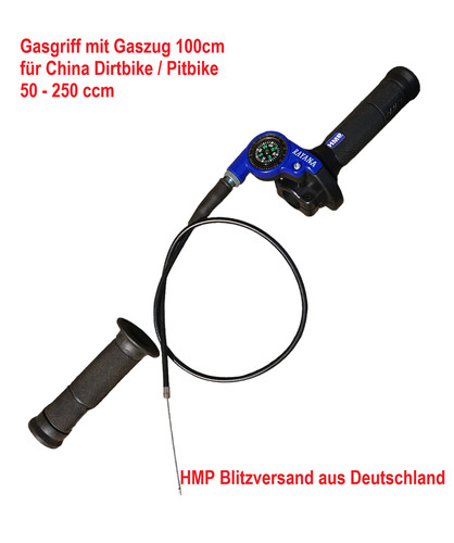 Throttle set 8in - set, 7/8in