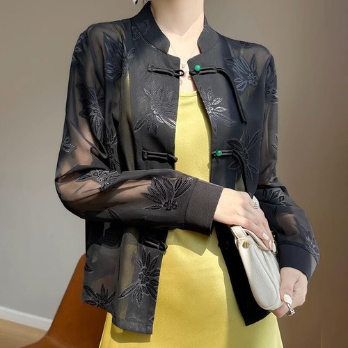 Women chiffon retro - chiffon,