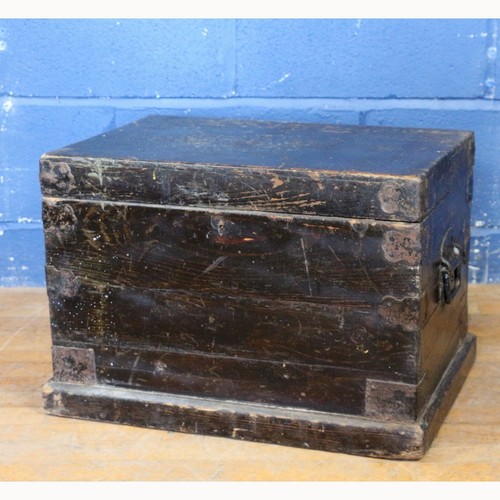 Small antique painted - a, and