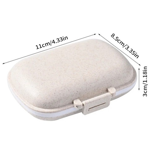 Grid travel pill box - 8,
