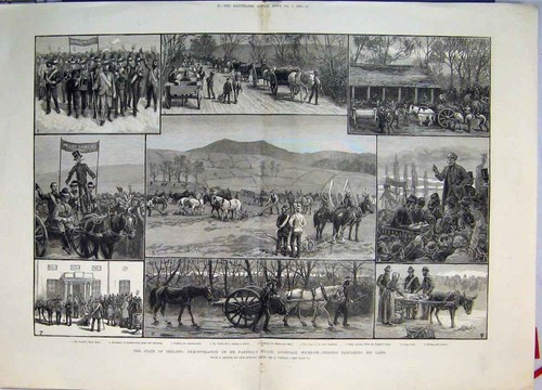Old antique print ireland - antique,