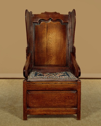 Antique oak armchair - armchair, or