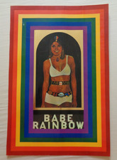 Babe Rainbow by Peter Blake Gold Foil Art Poster 1978 Beautiful Woman Lady Icon