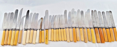 35pc vintage sheffield - sheffield, bone
