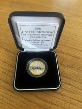 2001 UK Silver Proof Piedfort