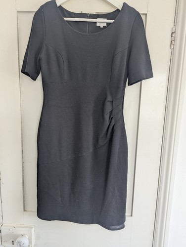 Kaliko black midi dress 10 - midi,