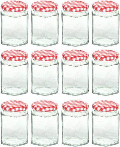Nutley 8oz hexagonal jam - nutley's,