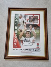 Jason Robinson Signed & Framed