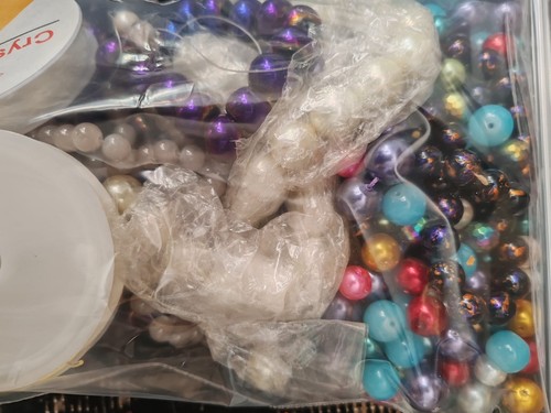 900g mixed bead craft lot - mixed,