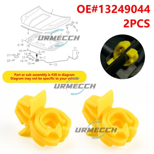 Bonnet stay clip for vauxhall - stay,