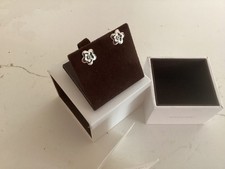 Hot diamond flower - flower, stud