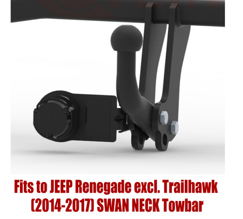 Swan neck tow bar for - swan,