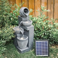 Solar Tiered Water Feature