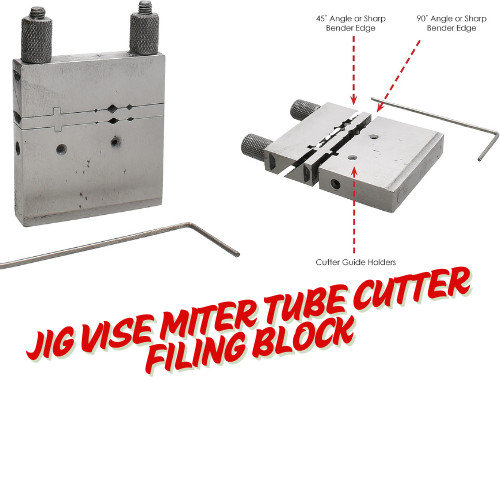 Jewelry jig vise miter - miter, tube
