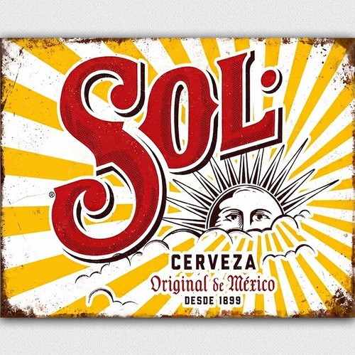 Sol beer metal - sol,