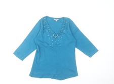 Mia Moda Women Blue Beaded