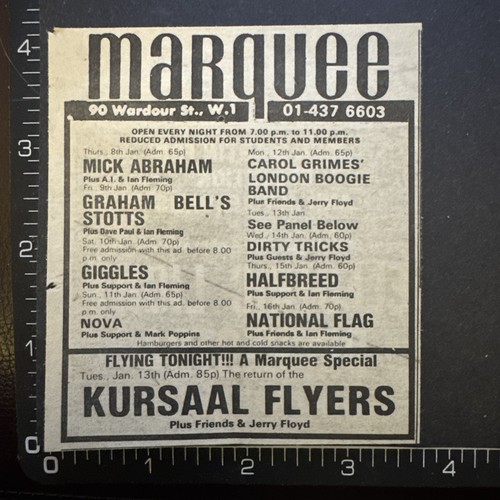 Kursaal flyers marquee - kursaal,