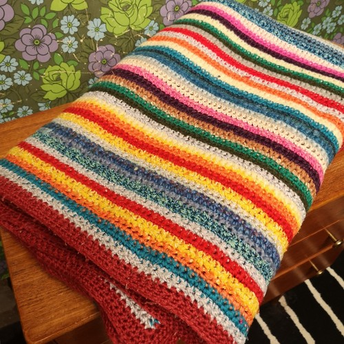 Vintage bright rainbow stripes