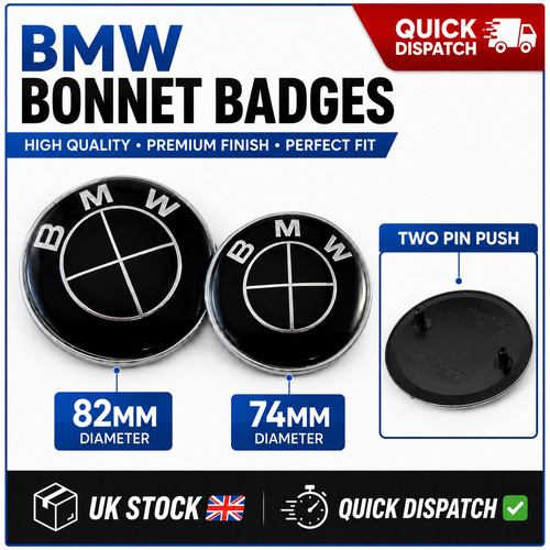 Bmw full black 82mm - bmw,