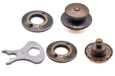Loxx fastener vintage brass