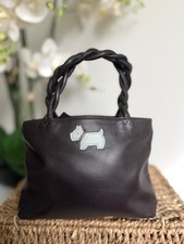 Radley mini handbag Brown leather handbag grab bag XS