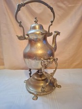 vintage house clearance large  Old Antique brass tea pot