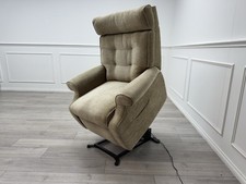 Parker Knoll Norton 150 Lift and Rise Recliner Armchair Sandy Beige Fabric